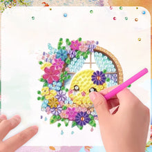 Load image into Gallery viewer, 6Pcs Acrylic 2D Flat Animals Diamond Painting Fridge Magnet for Whiteboard