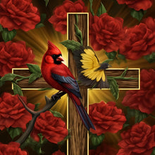 Load image into Gallery viewer, Diamond Painting - Full Round - Cross Cardinal (40*40CM)