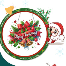 Load image into Gallery viewer, Xmas Theme 2D/Flat DIY Diamond Painting Art Pendant Wall Door Decoration