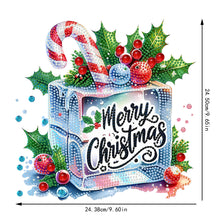 Load image into Gallery viewer, Xmas Theme 2D/Flat DIY Diamond Painting Art Pendant Wall Door Decoration