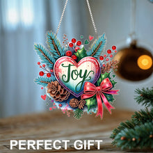 Load image into Gallery viewer, Xmas Theme 2D/Flat DIY Diamond Painting Art Pendant Wall Door Decoration