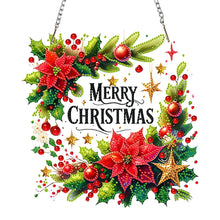 Load image into Gallery viewer, Xmas Theme 2D/Flat DIY Diamond Painting Art Pendant Wall Door Decoration