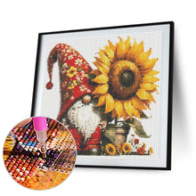 Load image into Gallery viewer, Diamond Painting - Full Round - Sunflower Gnome (30*30CM)