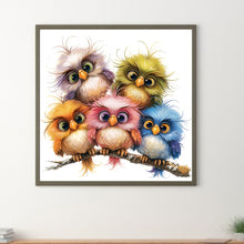 Load image into Gallery viewer, Diamond Painting - Full Round - Owl (30*30CM)