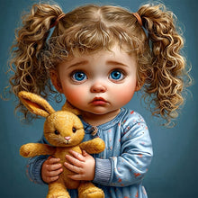 Load image into Gallery viewer, Diamond Painting - Full Round - Cute Girl (40*40CM)