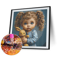 Load image into Gallery viewer, Diamond Painting - Full Round - Cute Girl (40*40CM)