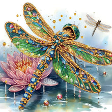 Load image into Gallery viewer, Diamond Painting - Partial Special Shaped - Dragonfly (30*30CM)