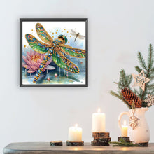 Load image into Gallery viewer, Diamond Painting - Partial Special Shaped - Dragonfly (30*30CM)