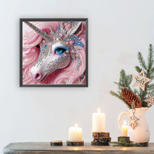 Load image into Gallery viewer, Diamond Painting - Partial Special Shaped - Unicorn (30*30CM)
