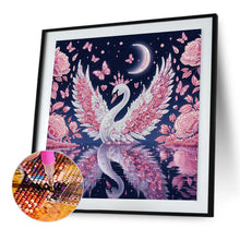 Load image into Gallery viewer, Diamond Painting - Partial Special Shaped - Swan (30*30CM)