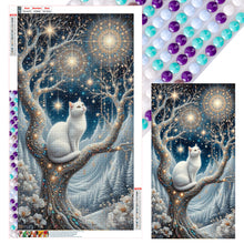Load image into Gallery viewer, Diamond Painting - Full Round - Cat On The Tree (40*70CM)