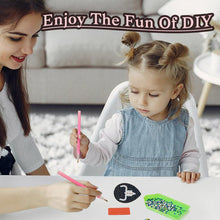 Load image into Gallery viewer, 12 Pairs Denim DIY Diamond Art Earrings Double Sided Diamond Painting Earrings