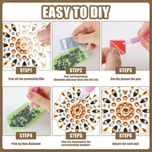 Load image into Gallery viewer, 12 Pairs Pattern DIY Diamond Art Earrings Double Sided Diamond Painting Earrings