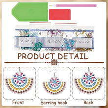 Load image into Gallery viewer, 12 Pairs Pattern DIY Diamond Art Earrings Double Sided Diamond Painting Earrings