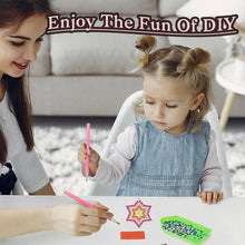 Load image into Gallery viewer, 12 Pairs Leaves DIY Diamond Art Earrings Double Sided Diamond Painting Earrings