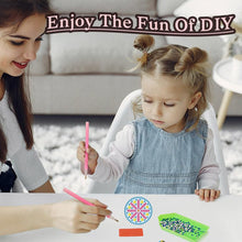 Load image into Gallery viewer, 12 Pair Transparent DIY Diamond Art Earring Double Side Diamond Painting Earring