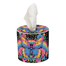 Load image into Gallery viewer, Butterfly DIY Diamond Painting Handmade Tissue Holder Rhinestones Tissue Box