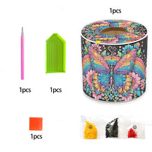 Load image into Gallery viewer, Butterfly DIY Diamond Painting Handmade Tissue Holder Rhinestones Tissue Box