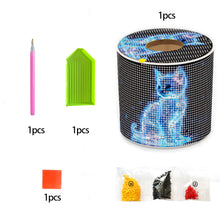 Load image into Gallery viewer, Kitten DIY Diamond Painting Handmade Tissue Holder Rhinestones Decor Tissue Box