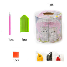 Load image into Gallery viewer, Kitten DIY Diamond Painting Handmade Tissue Holder Rhinestones Decor Tissue Box