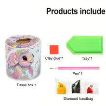 Load image into Gallery viewer, Turtle DIY Diamond Painting Handmade Tissue Holder Rhinestones Decor Tissue Box