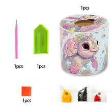 Load image into Gallery viewer, Turtle DIY Diamond Painting Handmade Tissue Holder Rhinestones Decor Tissue Box