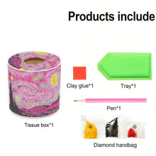 Load image into Gallery viewer, Starry Sky DIY Diamond Painting Handmade Tissue Holder Rhinestones Tissue Box