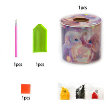 Load image into Gallery viewer, Baby Elephant DIY Diamond Painting Handmade Tissue Holder Rhinestones Tissue Box