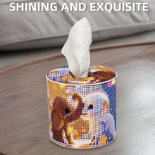 Load image into Gallery viewer, Baby Elephant DIY Diamond Painting Handmade Tissue Holder Rhinestones Tissue Box