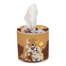 Load image into Gallery viewer, Kitten DIY Diamond Painting Handmade Tissue Holder Rhinestones Decor Tissue Box