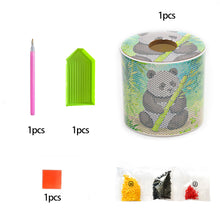 Load image into Gallery viewer, Bamboo DIY Diamond Painting Handmade Tissue Holder Rhinestones Decor Tissue Box