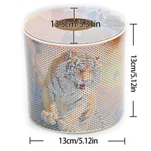 Load image into Gallery viewer, Tiger DIY Diamond Painting Handmade Tissue Holder Rhinestones Crystal Tissue Box
