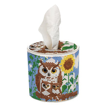 Load image into Gallery viewer, Owl DIY Diamond Painting Handmade Tissue Holder Rhinestones Crystal Tissue Box