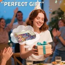 Load image into Gallery viewer, 5D DIY Vortex Diamond Painting Wooden Serving Tray with Handle for Coffee Table