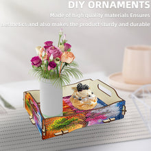 Load image into Gallery viewer, 5D DIY Tree Of Life Diamond Painting Serving Tray with Handle for Coffee Table