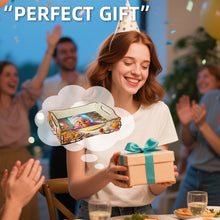 Load image into Gallery viewer, 5D DIY Old Lady Diamond Painting Serving Tray with Handle for Coffee Table Decor