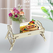 Load image into Gallery viewer, 5D DIY God Diamond Painting Wooden Serving Tray with Handle for Coffee Table