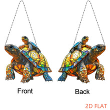Load image into Gallery viewer, 2D Flat Turtle DIY Diamond Art Pendant Window Hanging Art for Home Wall Decor