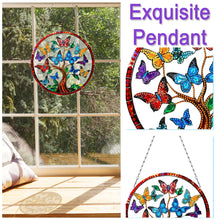 Load image into Gallery viewer, 2D Flat Butterfly DIY Diamond Art Pendant Window Hanging Art for Home Decor