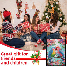 Load image into Gallery viewer, 5D DIY Love Parrot Diamond Art Painting Notebook Kit Crystal Notepad Sketchbook