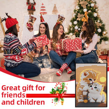 Load image into Gallery viewer, 5D DIY Cat Diamond Art Painting Notebook Kit Crystal Notepad Sketchbook Gifts