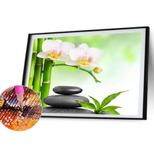 Load image into Gallery viewer, Diamond Painting - Full Round - Stone Phalaenopsis Zen (40*30CM)