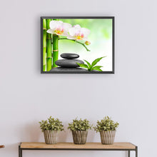 Load image into Gallery viewer, Diamond Painting - Full Round - Stone Phalaenopsis Zen (40*30CM)