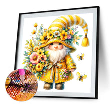 Load image into Gallery viewer, Diamond Painting - Full Round - Gnome And Flower (40*40CM)