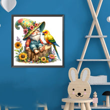 Load image into Gallery viewer, Diamond Painting - Full Round - Gnome And Bird (40*40CM)