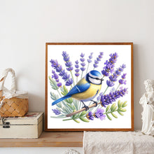 Load image into Gallery viewer, Diamond Painting - Full Round - Lavender And Bird (30*30CM)