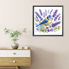 Load image into Gallery viewer, Diamond Painting - Full Round - Lavender And Bird (30*30CM)
