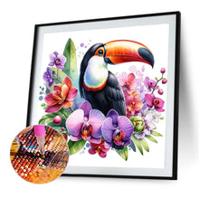 Load image into Gallery viewer, Diamond Painting - Full Round - Phalaenopsis And Bird (30*30CM)
