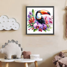 Load image into Gallery viewer, Diamond Painting - Full Round - Phalaenopsis And Bird (30*30CM)
