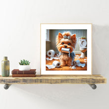 Load image into Gallery viewer, Diamond Painting - Full Round - Toilet Paper Puppy (30*30CM)